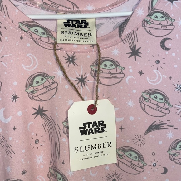 Munki Munki Star Wars Slumber Baby Yoda Nightgown - Picture 2 of 6